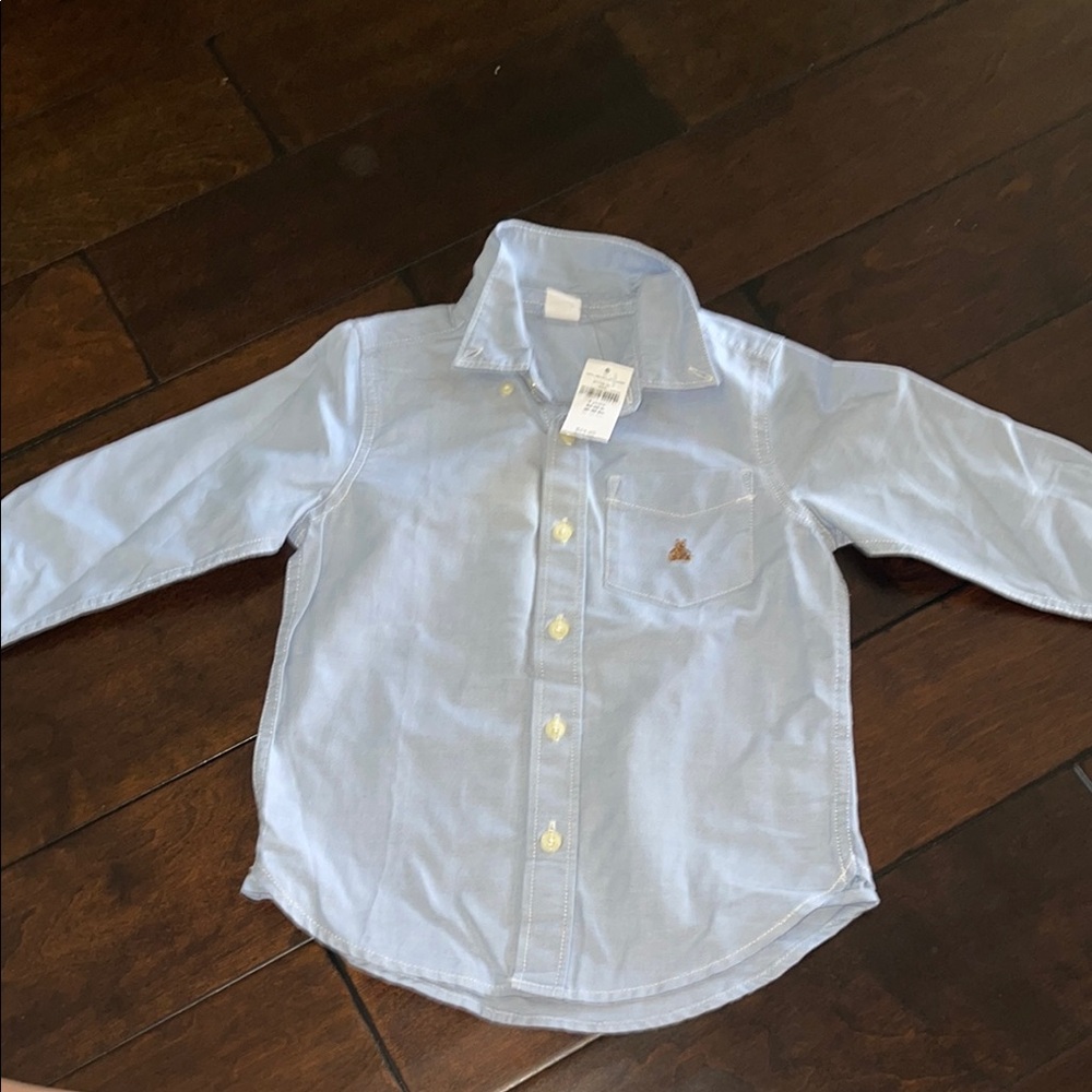 Gap Kids Light Blue Button-Up Shirt